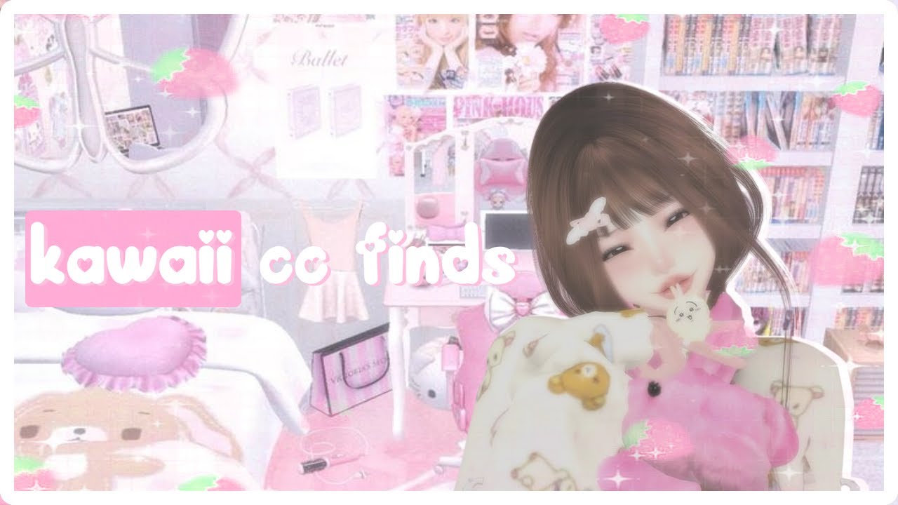 must have kawaii cc finds in 2025 *with links* ♡ sims 4