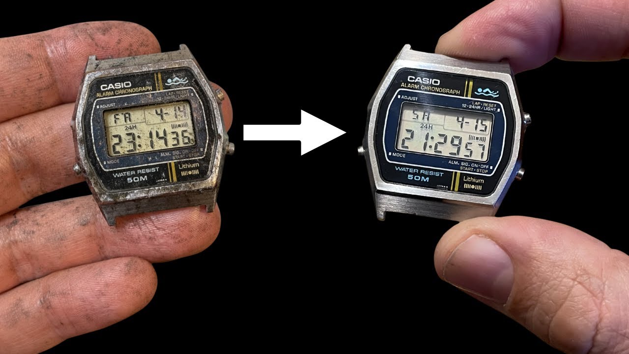 Saving this iconic 1982 Casio W-30 swimmers watch from the tip