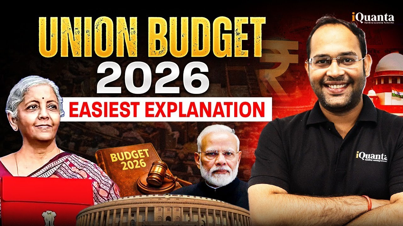 UNION BUDGET 2026 | Explained in Simple Language for exams | CLAT2027