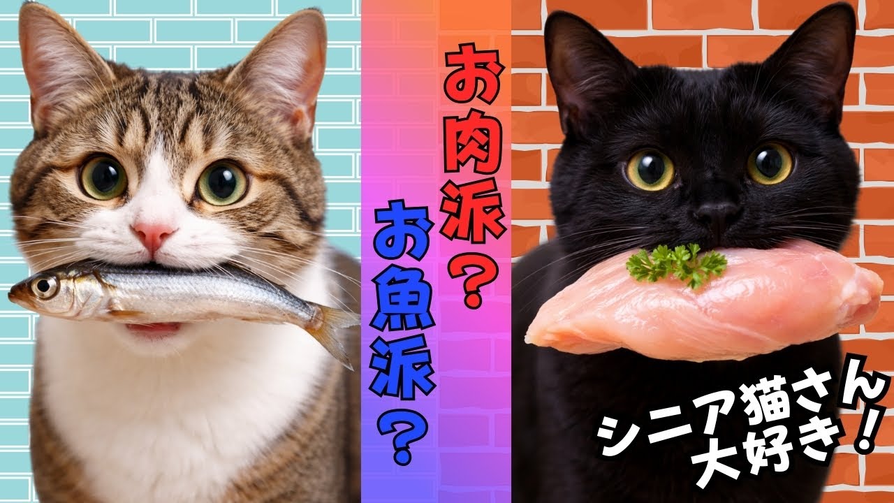 うちの猫はどっち派？🐱お肉派・お魚派で分かれる簡単ごはん【猫社員通信】 #ねこ #猫 #おはポポ