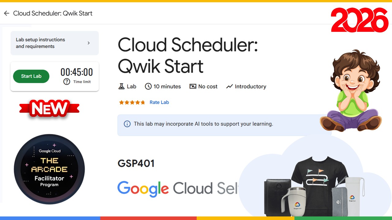 Cloud Scheduler: Qwik Start | GSP401
