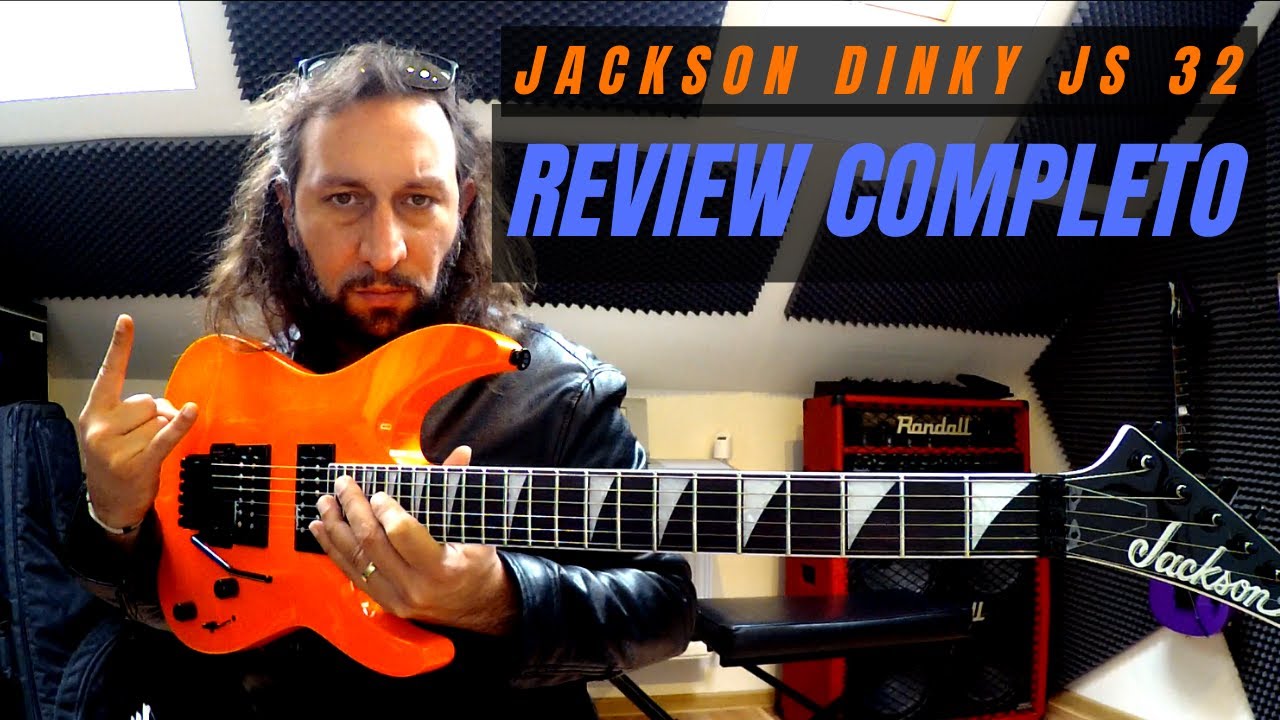 Guitarra Jackson Dinky JS32 Neon Orange -  Review Completo