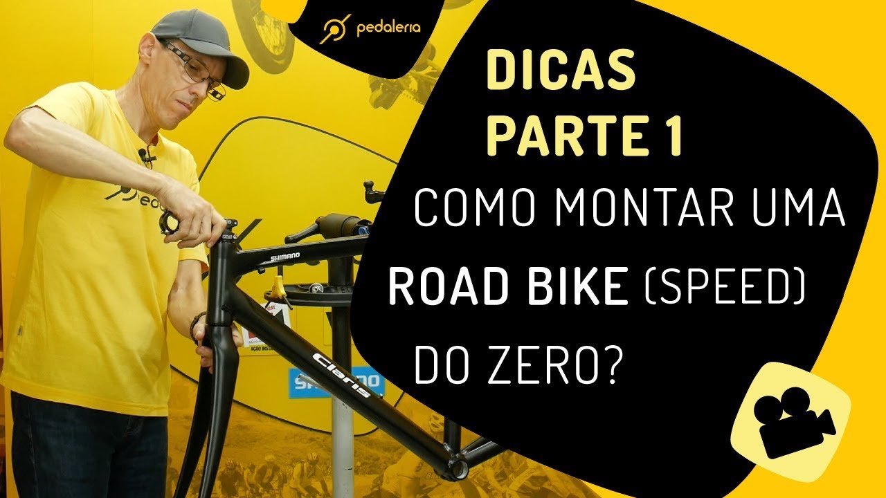PARTE 1 - Como montar uma road bike/speed do zero, passo a passo. Pedaleria