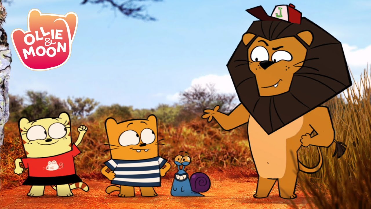 The Lion Whisperer 🦁🦁🦁 | Ollie and Moon English | Full Episode | Season 1 | Cartoons for kids