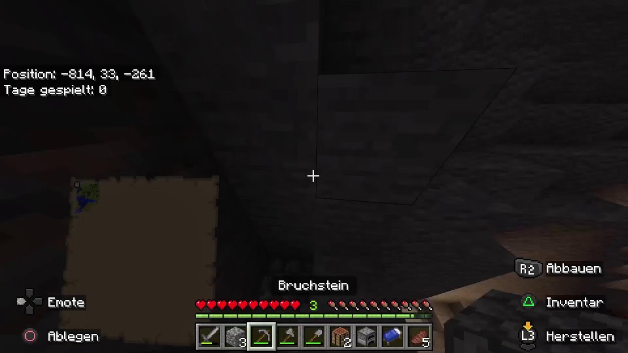playing minecraft