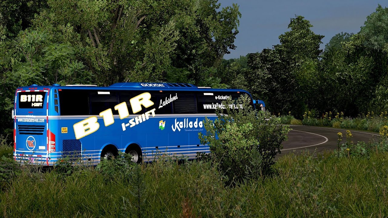 🔴 Kallada Travels Volvo - Kerala Wayanad Ghats Road Bus Driving - ETS2 Indian Bus Mod