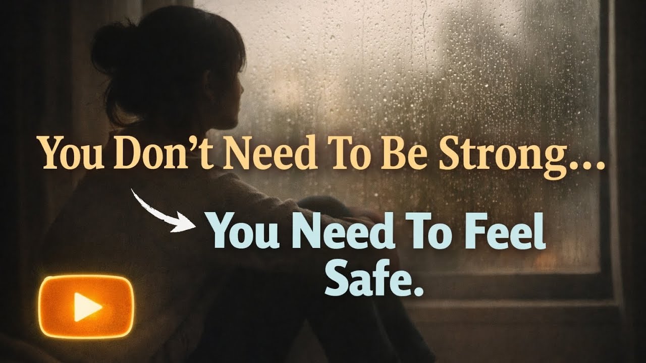 Healing Doesn’t Need You To Be Strong | Learning To Feel Safe With Yourself 🤍