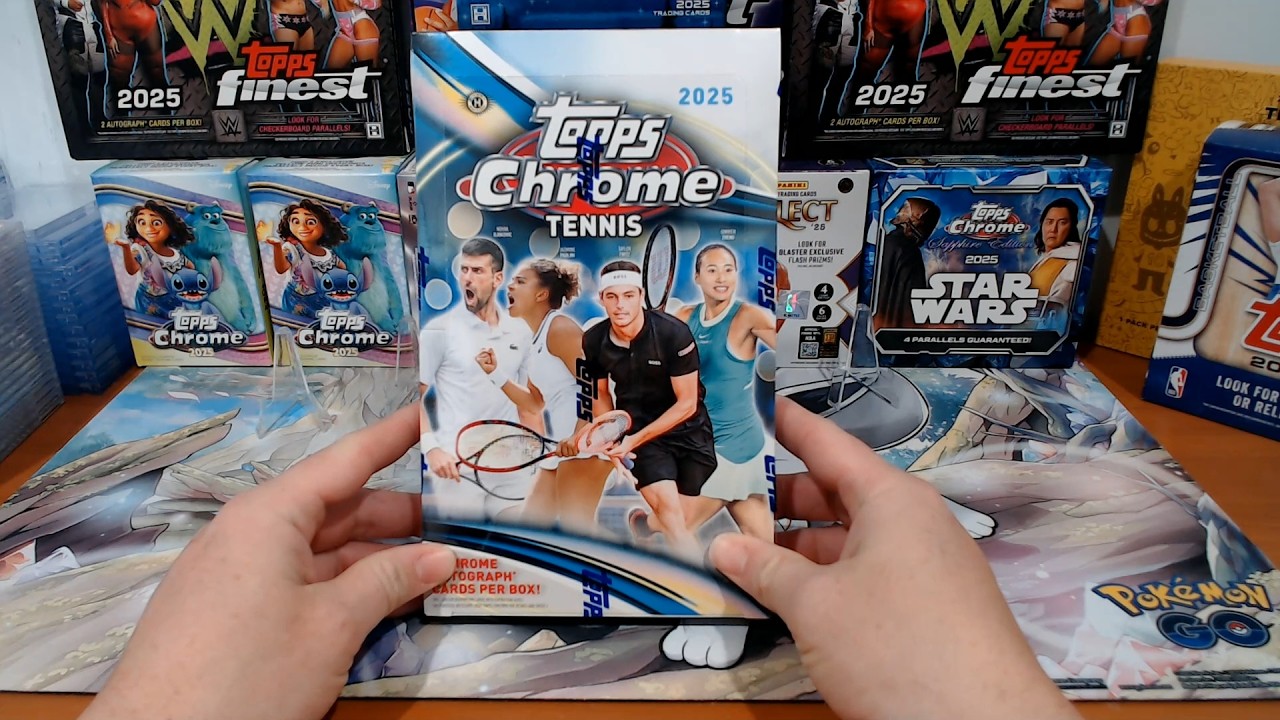 2025/2026 Topps Chrome Tennis Hobby Box!! Can we Serve Up Some Bangers!!!!