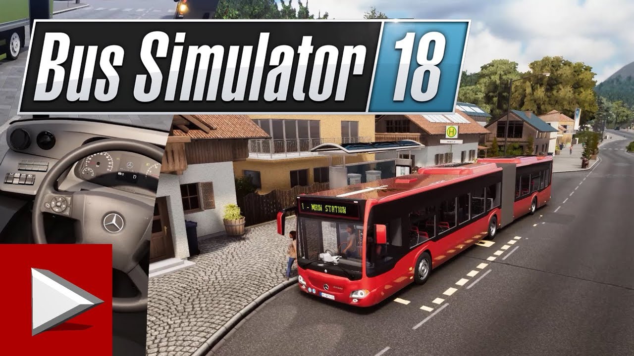BUS SIMULATOR 18 - Part 4 - LONG BUS on SMALL Roads- HD Gameplay - No Commentary