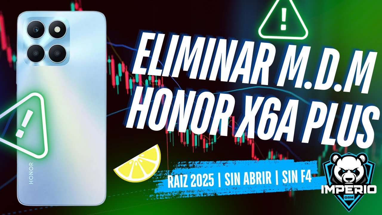 HONOR X6A PLUS M.D.M | Cómo Desbloquear Honor X6A Plus WDY-LX3 Nuevo Método 2025 NO ISP NO Testpoint