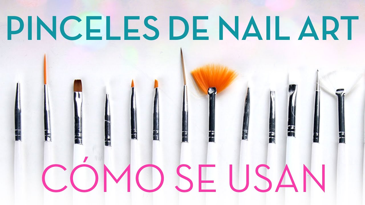 Cómo utilizar los 5  pinceles y herramientas básicas para decorar uñas