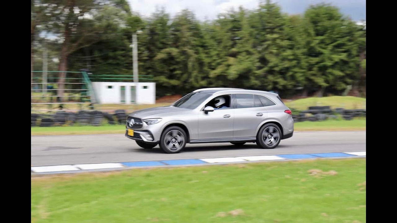 POV autodromo de tocancipa on board Mercedes Benz Glc300 amg line plus 2024