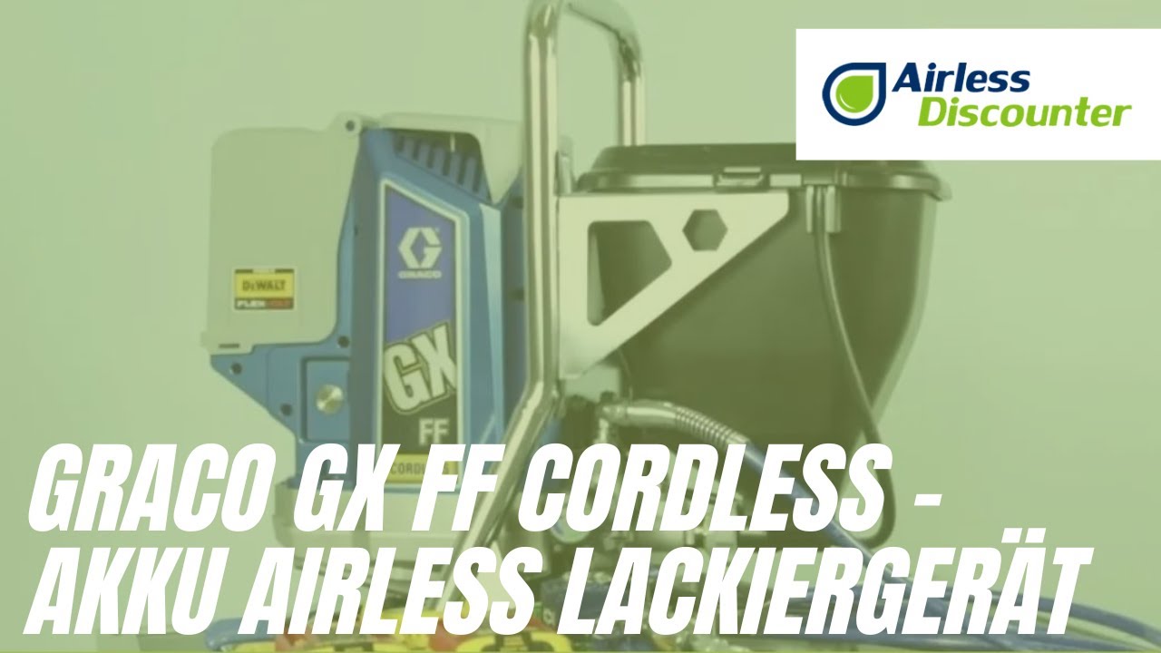 Graco GX FF Cordless - Akku Airless Lackiergerät