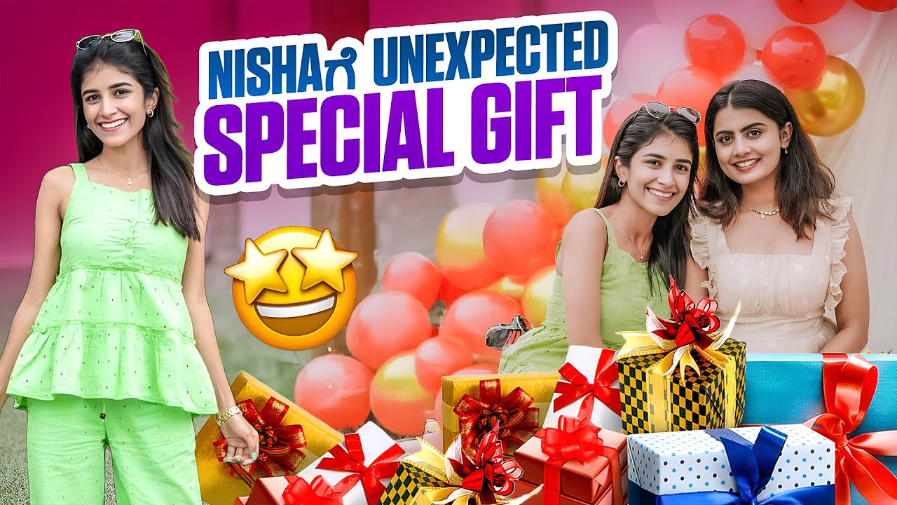 Unexpectedly Gift ತಂದೆ Nishaಗೆ 😂 | Madhu Gowda #madhugowda