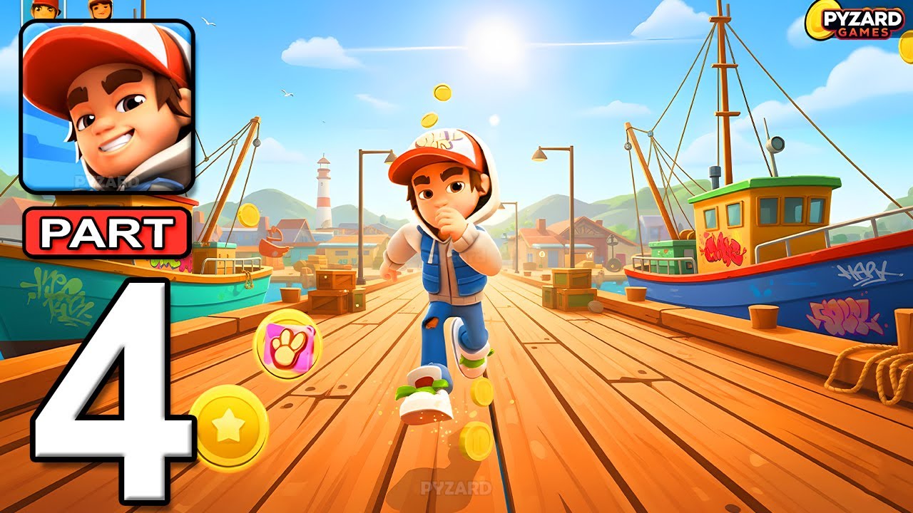 Subway Surfers City - Gameplay Walkthrough Part 4 - Tricky & Docks Level Unlocked (Android, iOS)