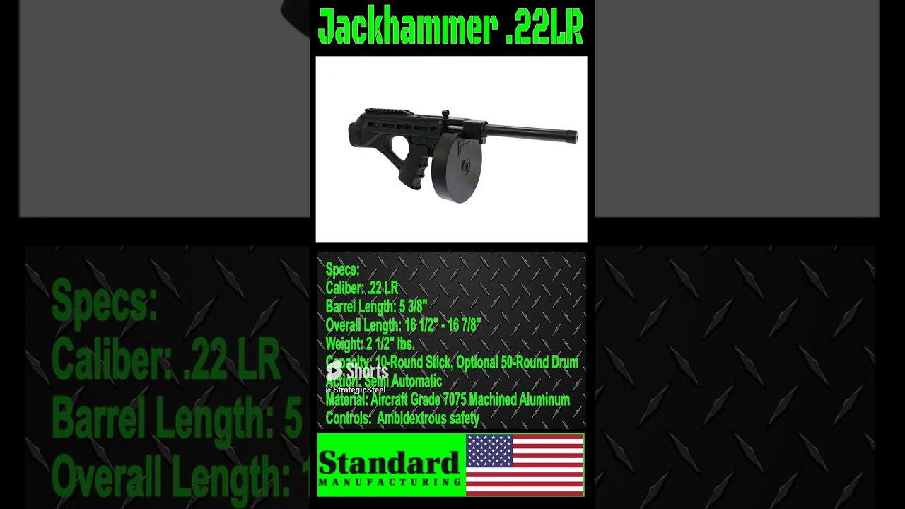 Jackhammer Pistol  The Ultimate  22 LR Precision Shooter