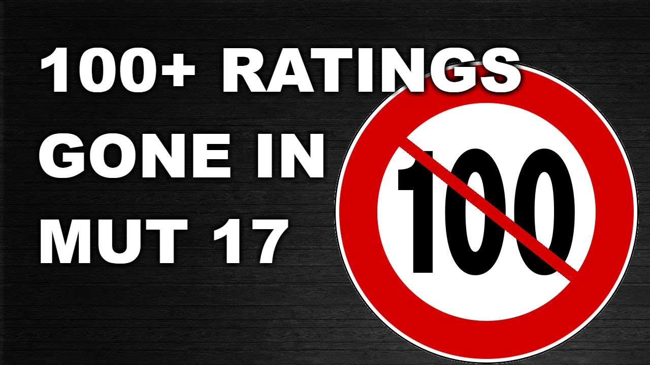100+ RATINGS IN MUT 17 ARE GONE!!! MUT 17