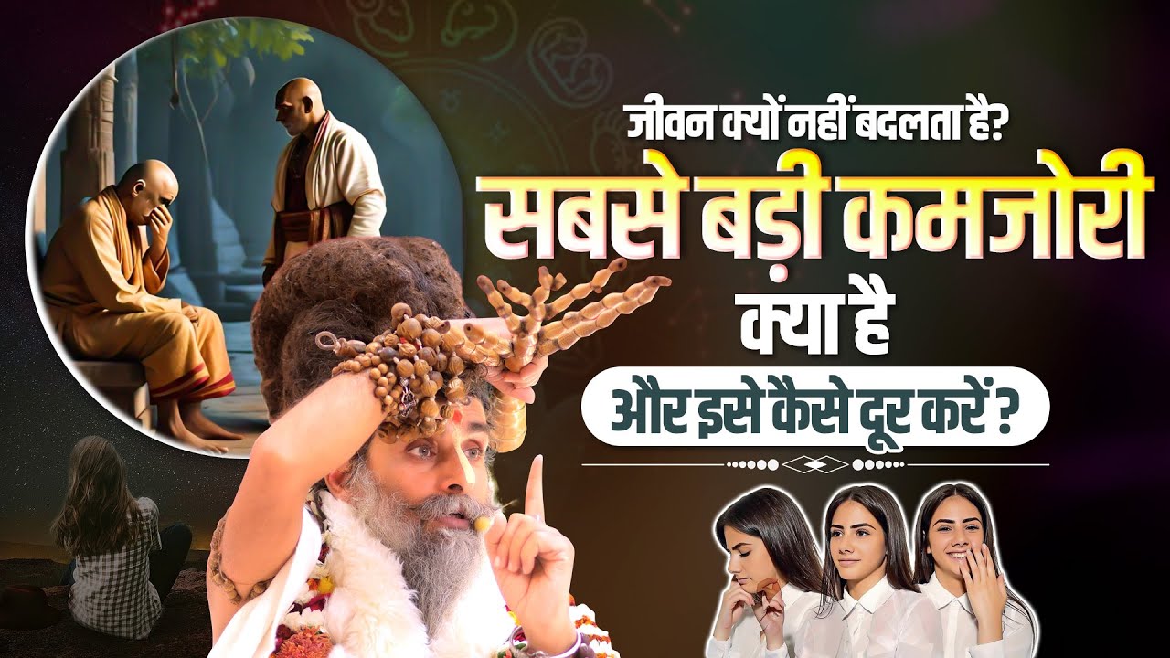 जीवन क्यों नहीं बदलता है ? सबसे बड़ी कमजोरी क्या है और इसे कैसे दूर करें #pravachan