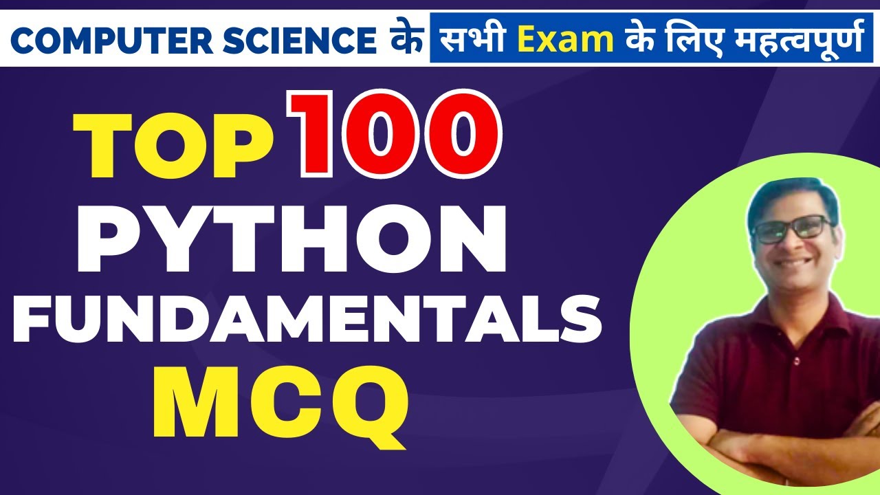 Python Fundamentals MCQ | Python MCQ with Answers | Python Aptitude Questions with Answers