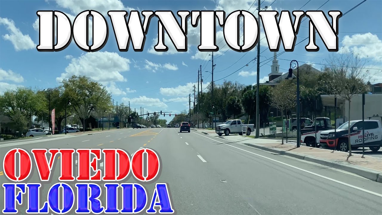 Oviedo - Florida - 4K Downtown Drive