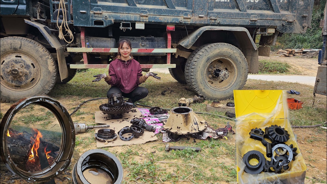 Female mechanic: An 80km rescue journey to replace a differential damaged by poor-quality oil.