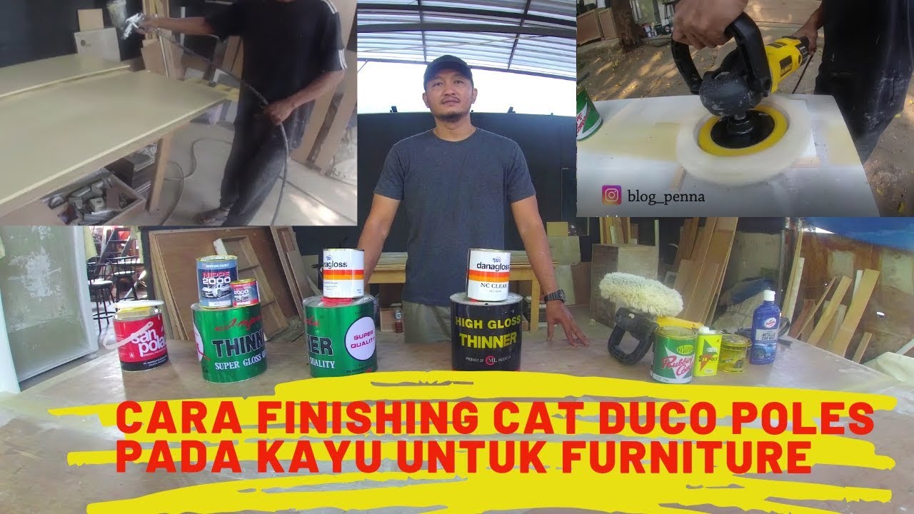 CARA MEMBUAT FINISHING CAT DUCO UNTUK FURNITURE KITCHEN SET #05