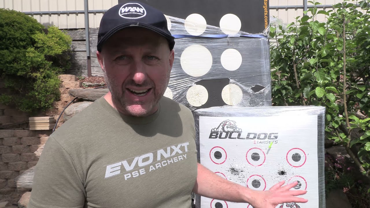 Bulldog archery target after 3 months of use