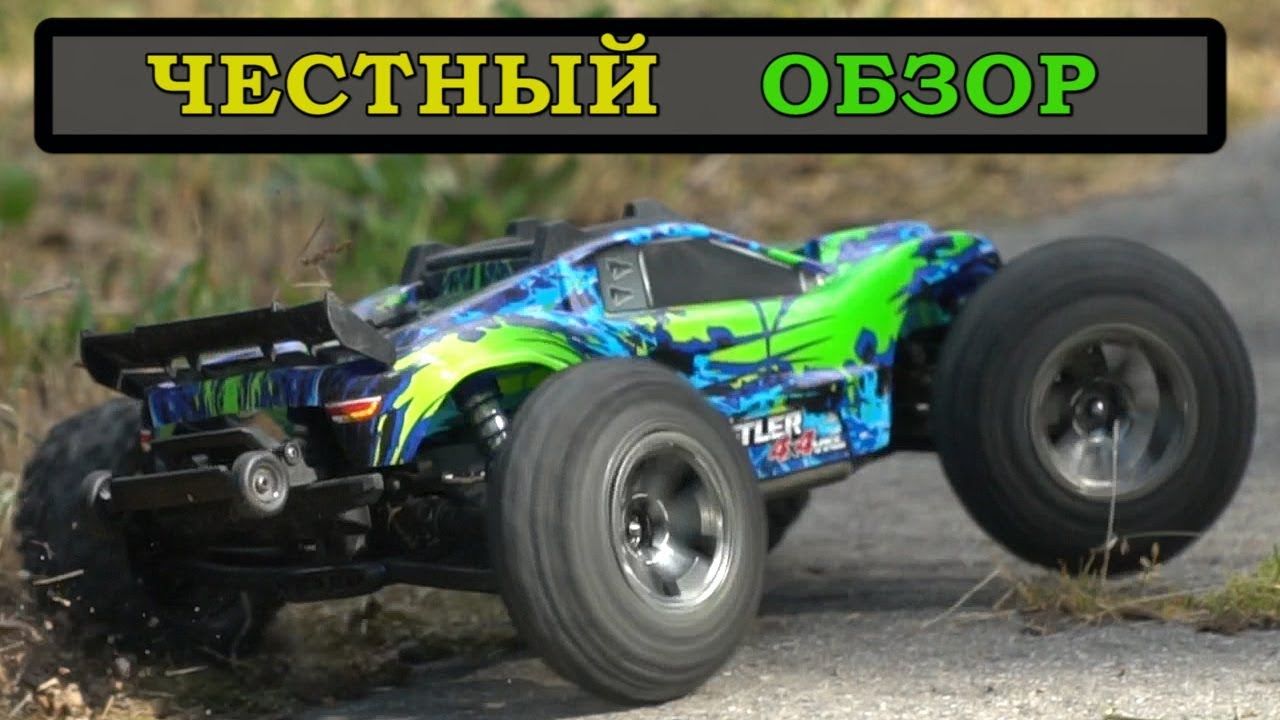 Честный обзор нового Rustler 4X4 VXL TRAXXAS. Башим, ломаем,  futaba 4pks-r полноприводная трагги RC