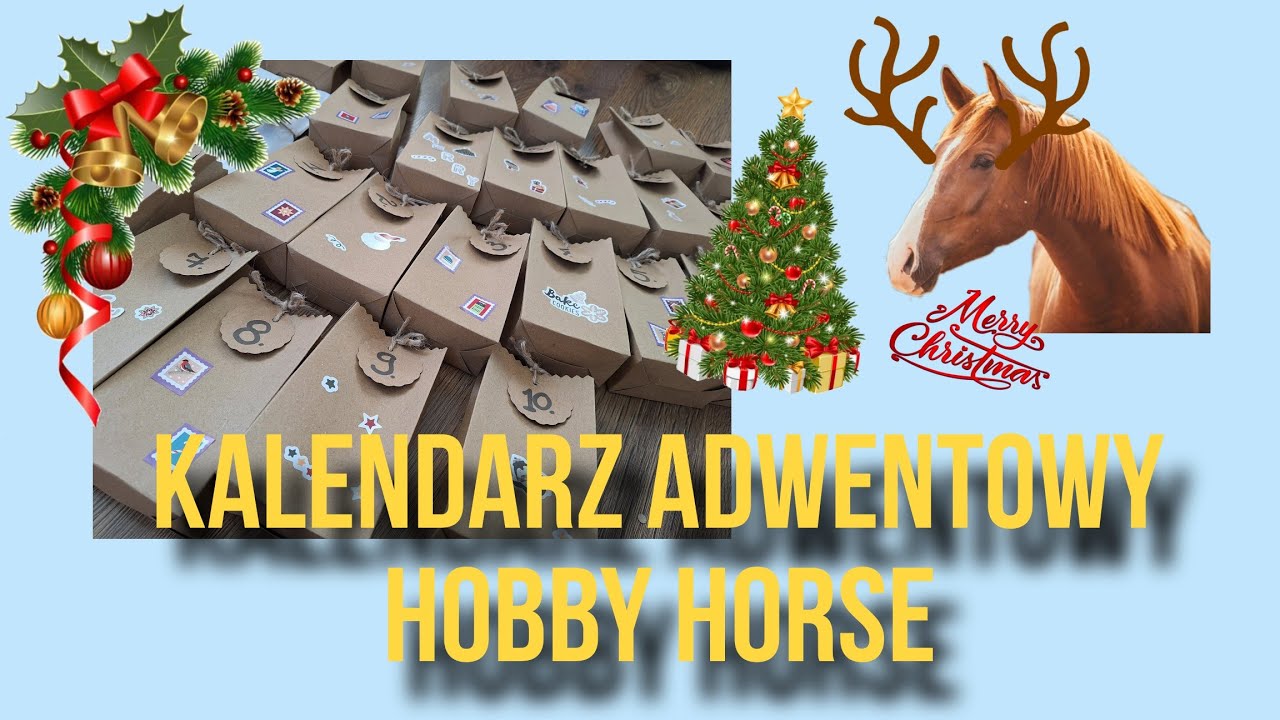 Kalendarz adwentowy dla Hobby Horse - pakowanie akcesoriów dla hh