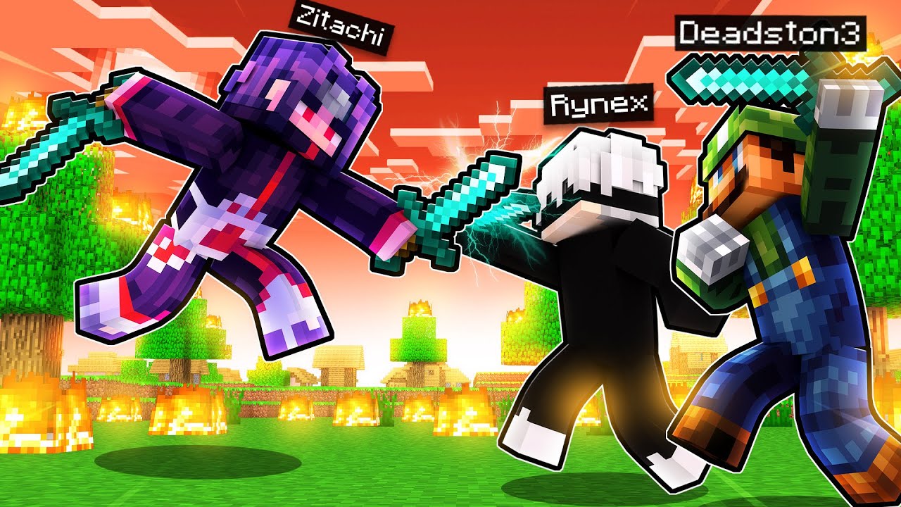 ICH KÄMPFE GEGEN DIE BESTEN SPIELER AUF Minecraft Risiko