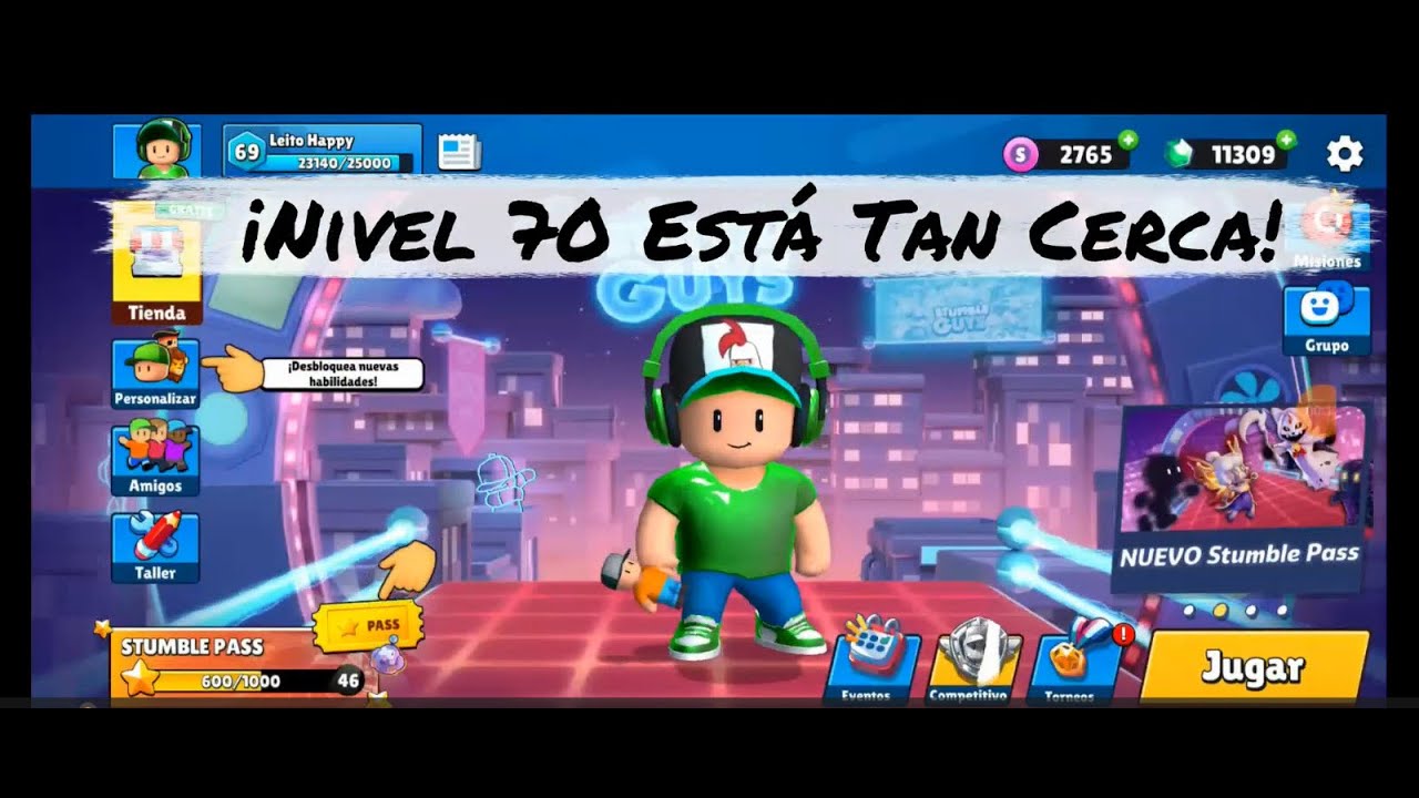 ¡Nivel 70 Está Tan Cerca Leito Happy! ¿Podrás Llegar en Viaje Stumble?