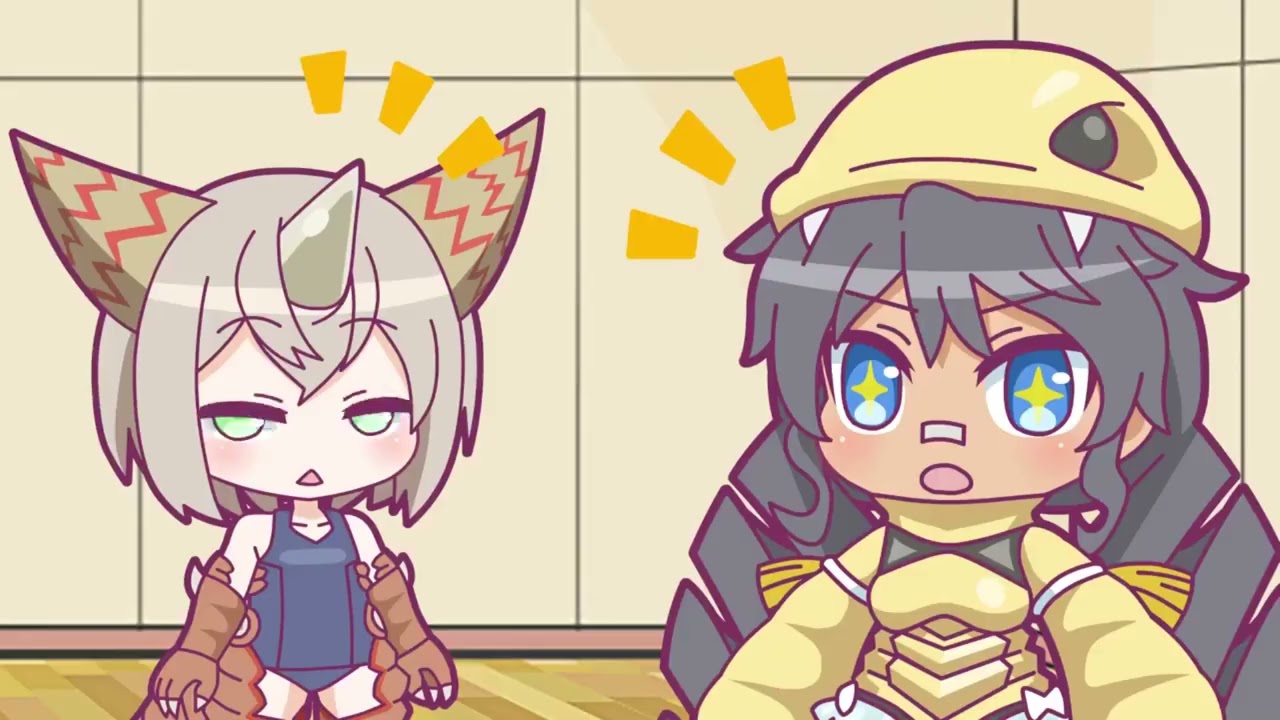 11 серия Девушки кайдзю  Kaijuu Girls Ultra Kaijuu Gijinka Keikaku