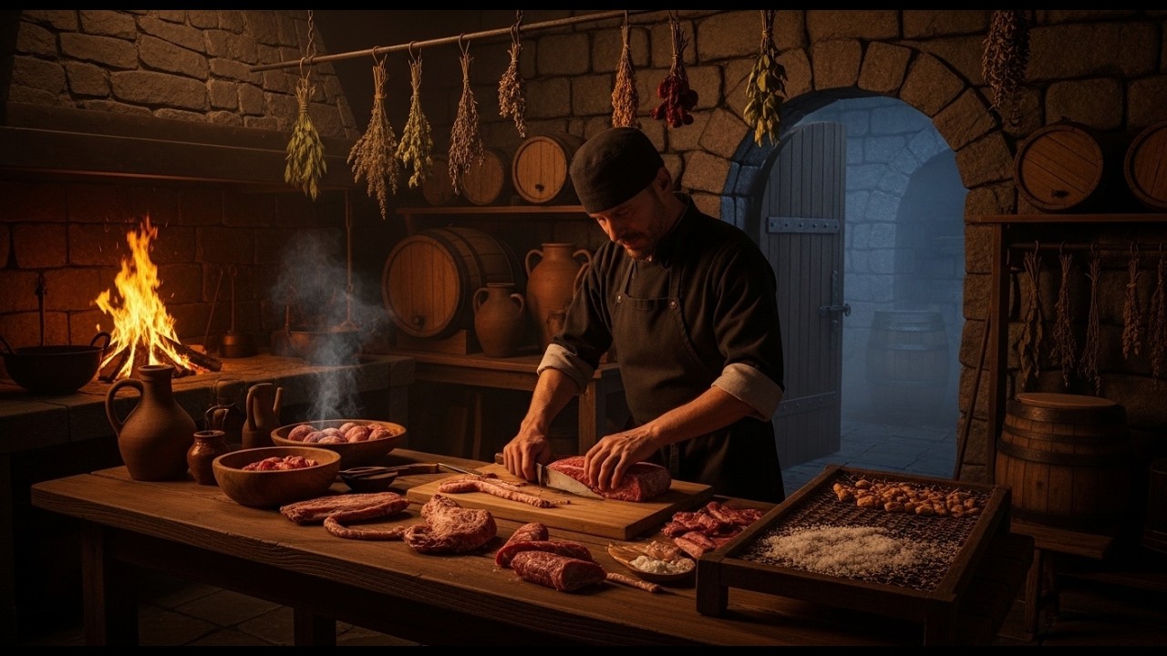 Cosa garantiva la freschezza del cibo nei castelli medievali nel 1100 (ricostruzione IA)