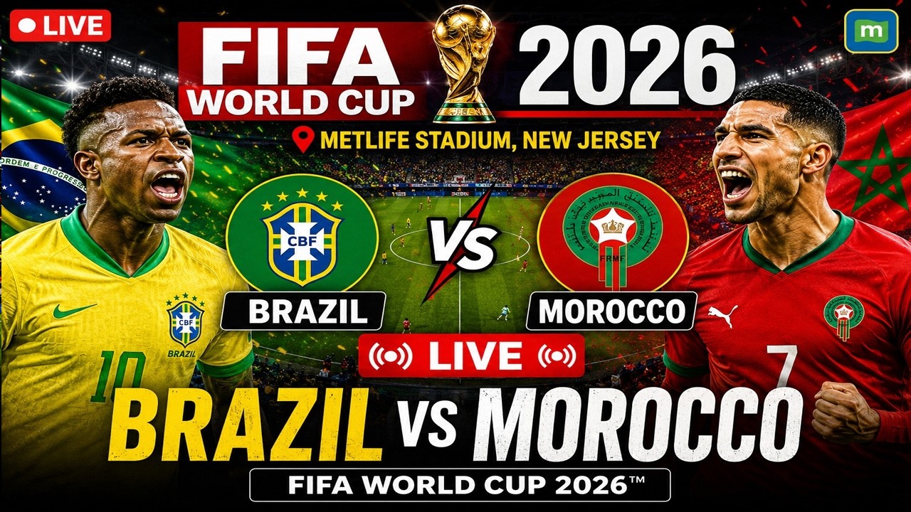 🔴 FIFA World Cup LIVE: Brazil vs Morocco Live Score Updates | Brazil vs Morocco LIVE Football Match
