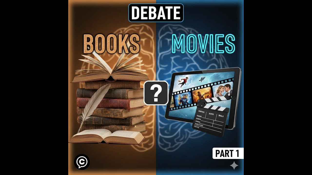 DEBATE BOOKS V/S MOVIES { PART 1 }