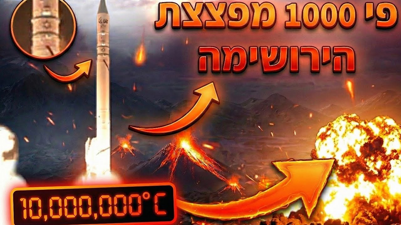 הטילים הישראליים שישמידו את איראן!!!