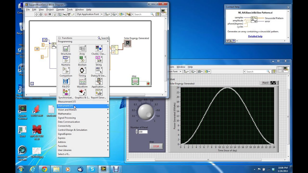 Solar PV Labview VI
