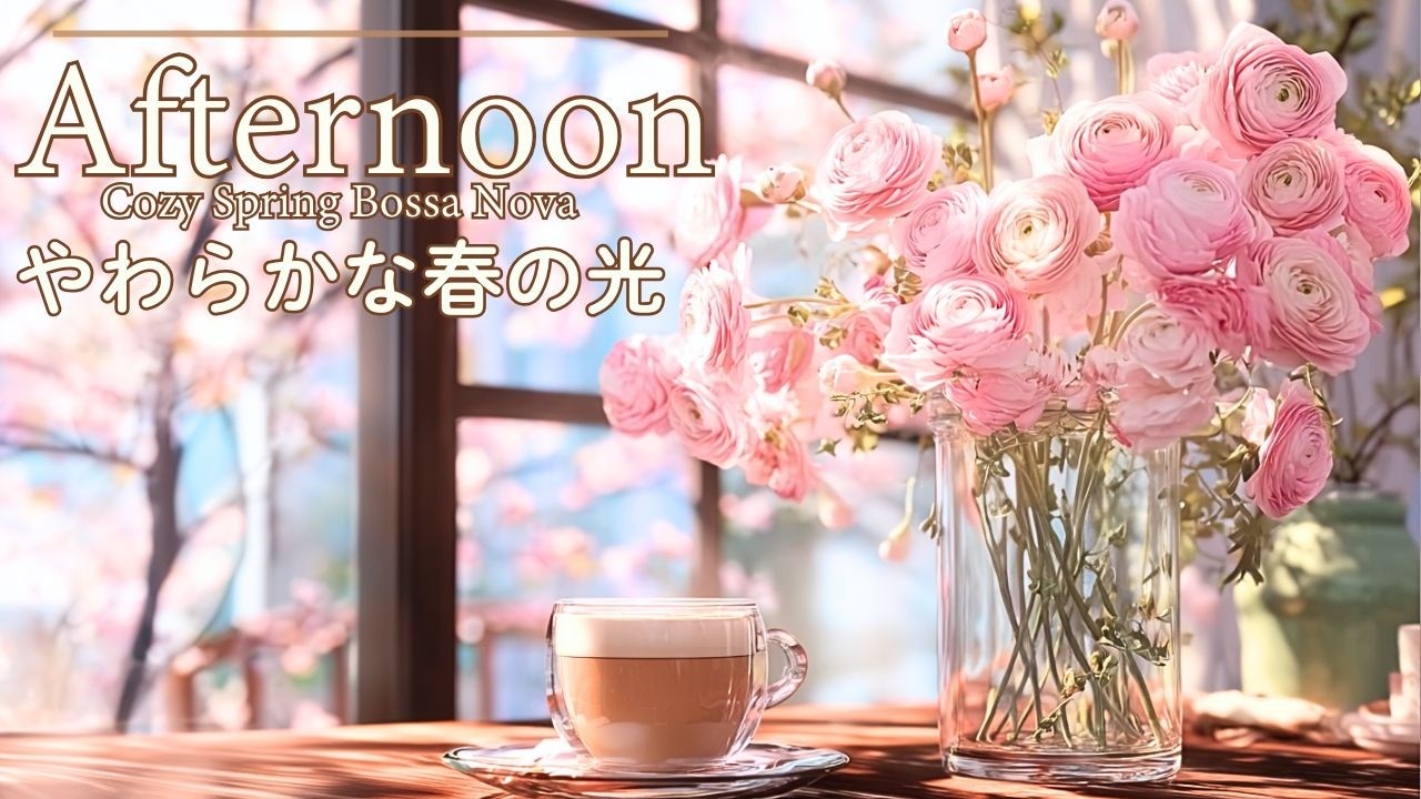 【春カフェ｜ボサノバ】3月のカフェBGM｜心弾む春の午後　March Cafe Bossa Nova | A Bright Spring Afternoon