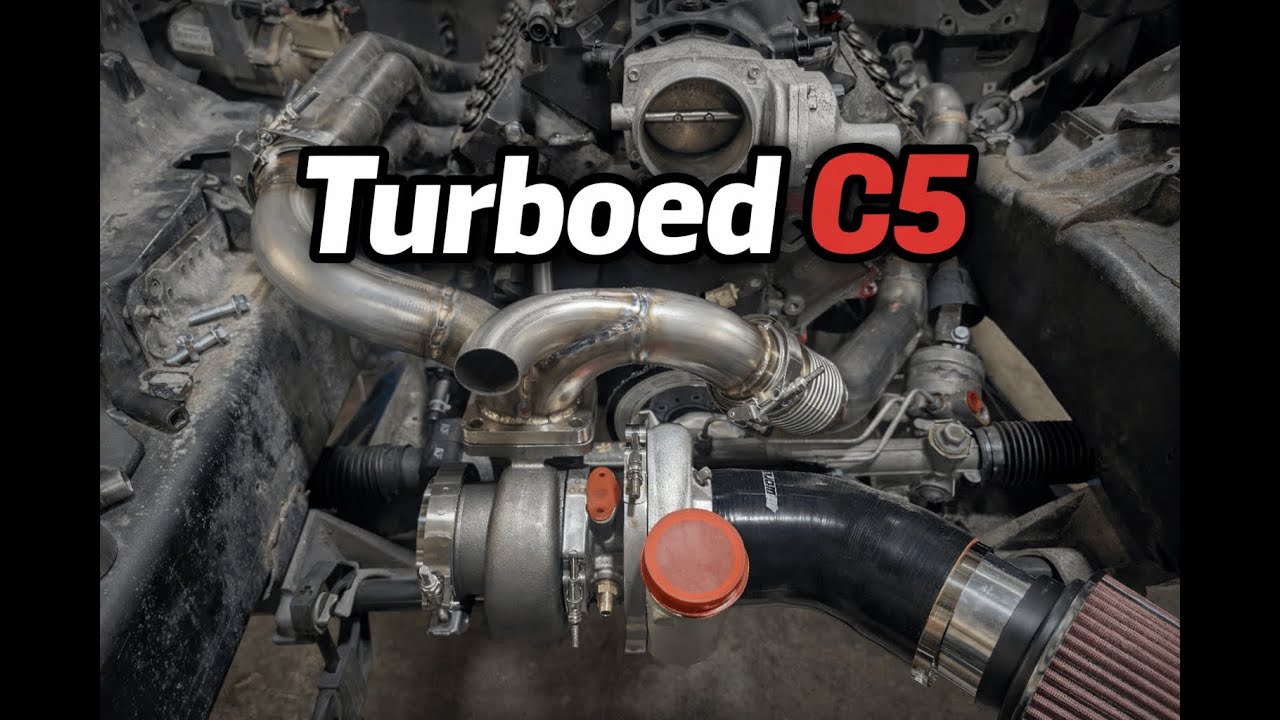 I TURBOED my CORVETTE!  Corvette drift build part 14