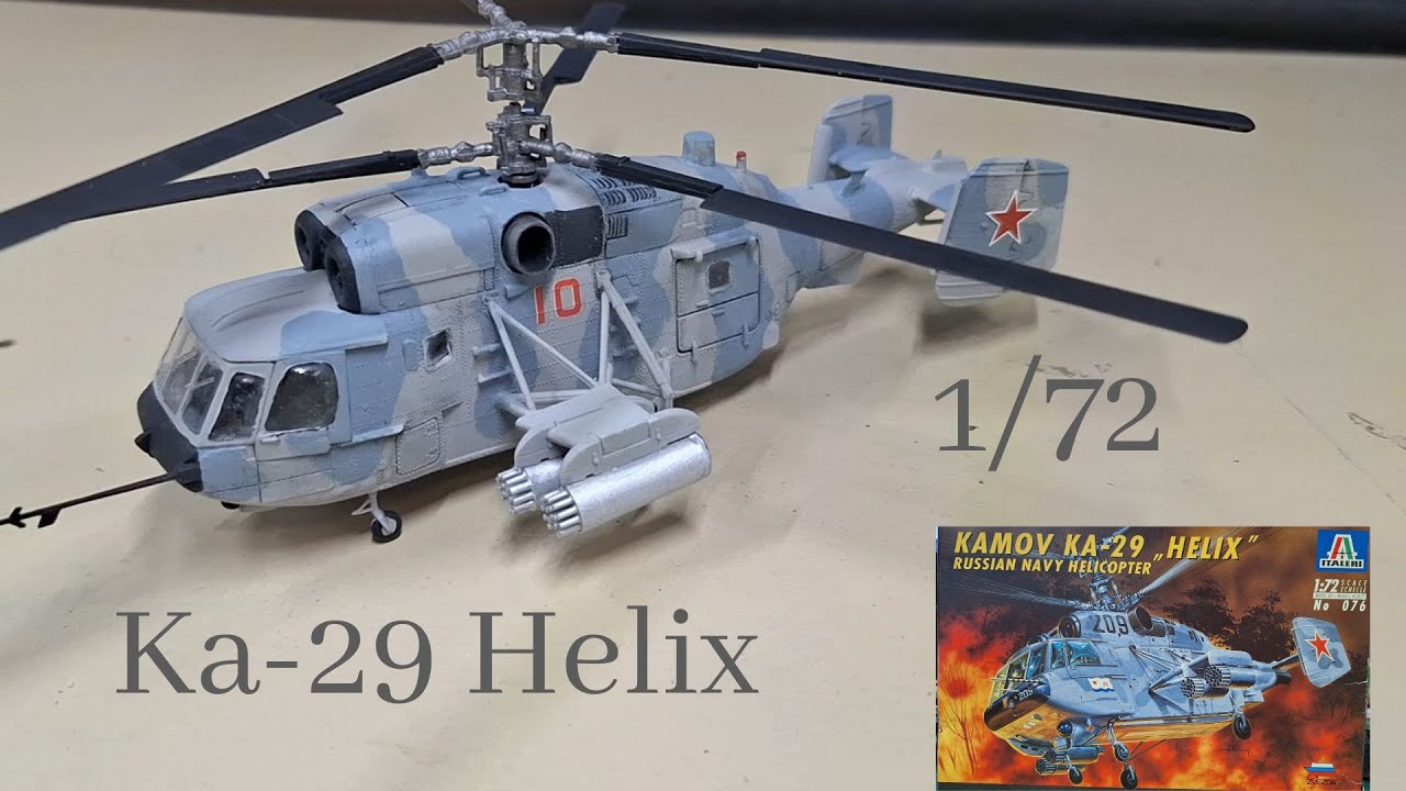 How I motorised this contra rotating 1/72 Kamov