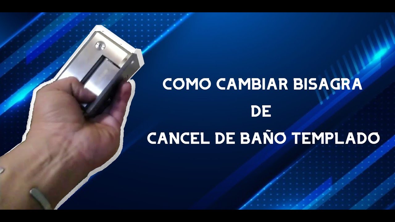 🕵️CAMBIO DE BISAGRAS PARA CANCEL DE BAÑO TEMPLADO👷