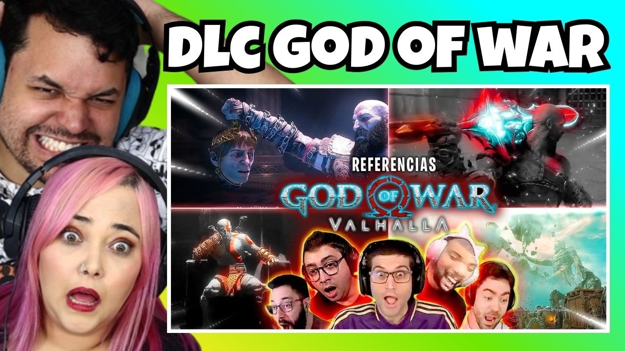 STREAMERS REAGINDO AS REFERENCIAS DA DLC DE GOD OF WAR RAGNAROK VALHALLA // REACT