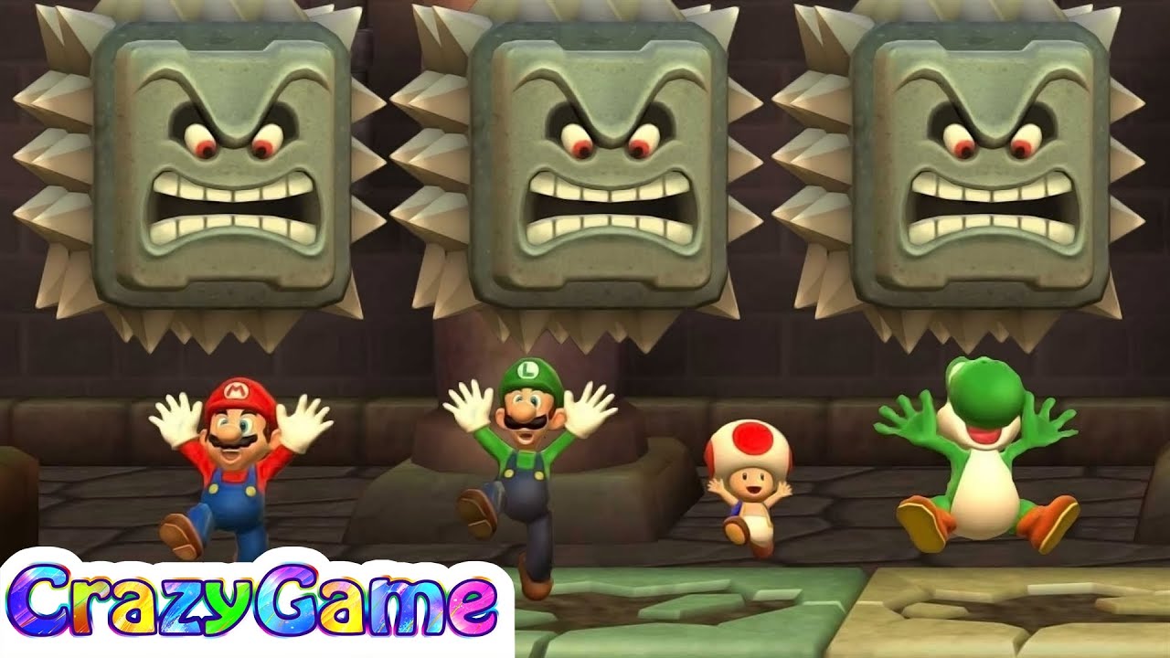 Mario Party 9 Step It Up - Mario vs Luigi vs Toad vs Yoshi Master CPU Gameplay