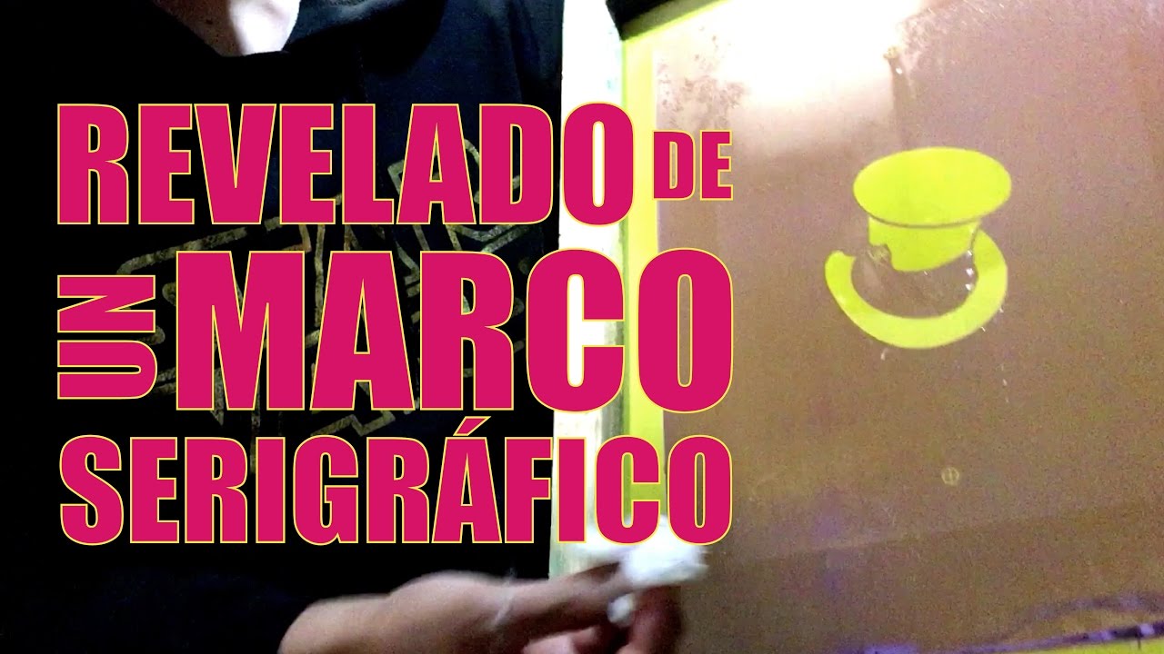 COMO REVELAR UN MARCO PARA SERIGRAFIA? COMO REVELAR UNA MALLA DE SERIGRAFIA? SERIGRAFIA PASO A PASO