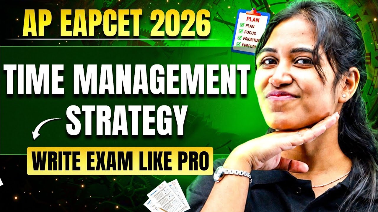 EAPCET 2026 Time Management Strategy 🔥 | Exam Hall Plan | Score Maximum