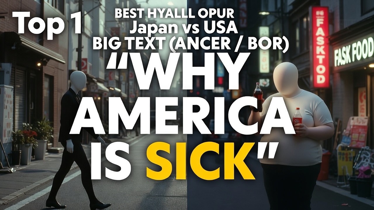 Why Japan Stays Lean While America Gets Sicker — The Truth Nobody Talks About