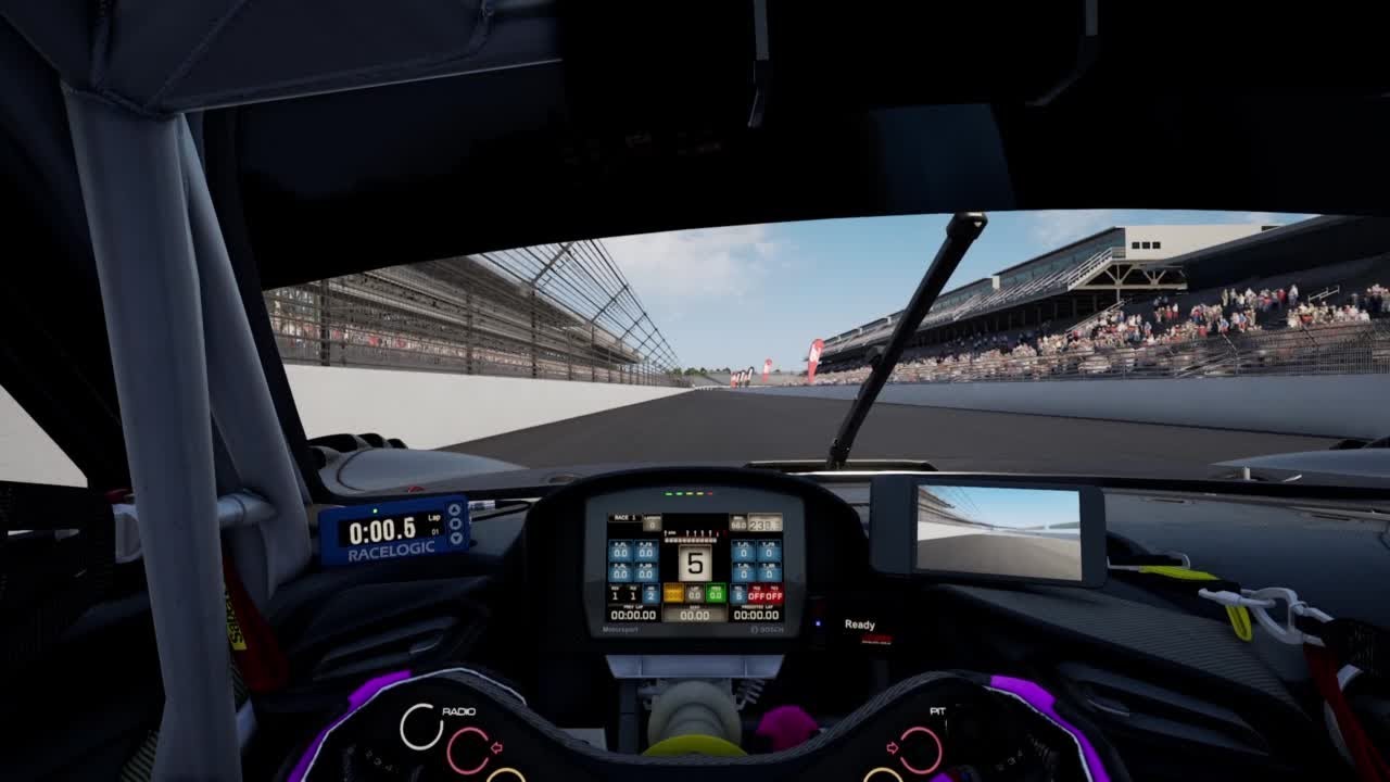 ACC Indianapolis Ferrari 296 GT3 (Dry) Track Guide (Hotlap + Telemetry)