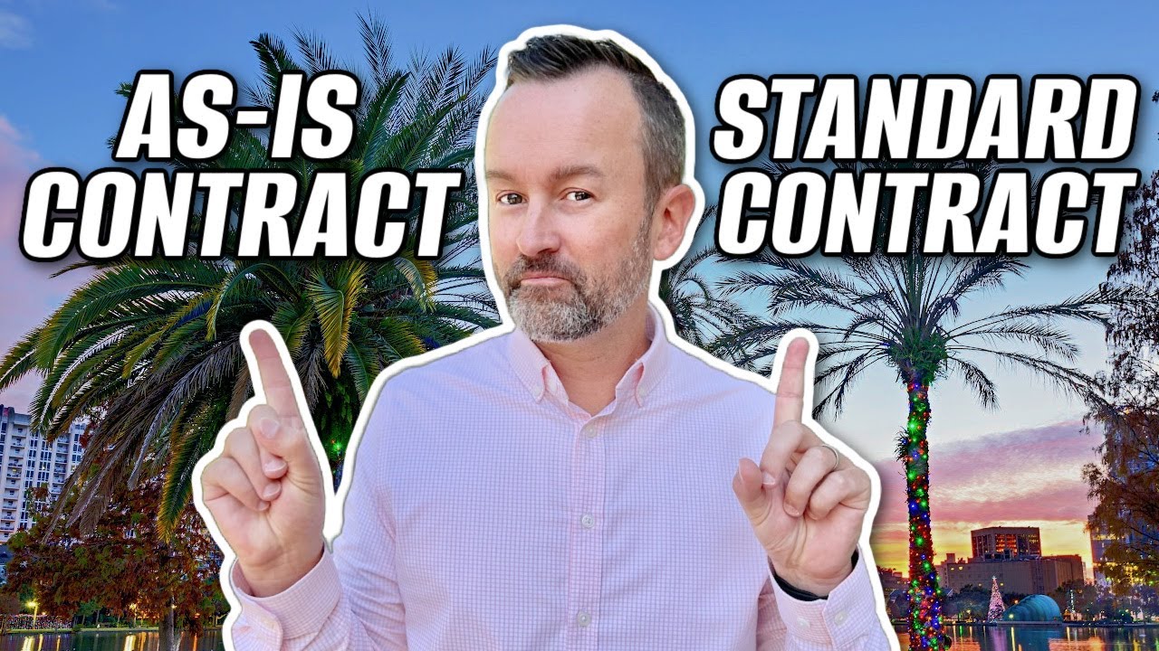 What is the difference between the Florida AS-IS contract and the Standard Contract?