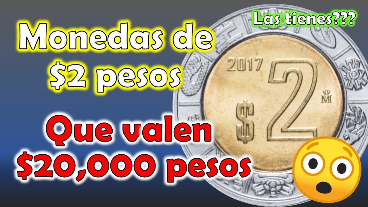 ((Vale 20,000)) MONEDA de 2 pesos muy valiosa - Dif&iacute;cil de conseguir