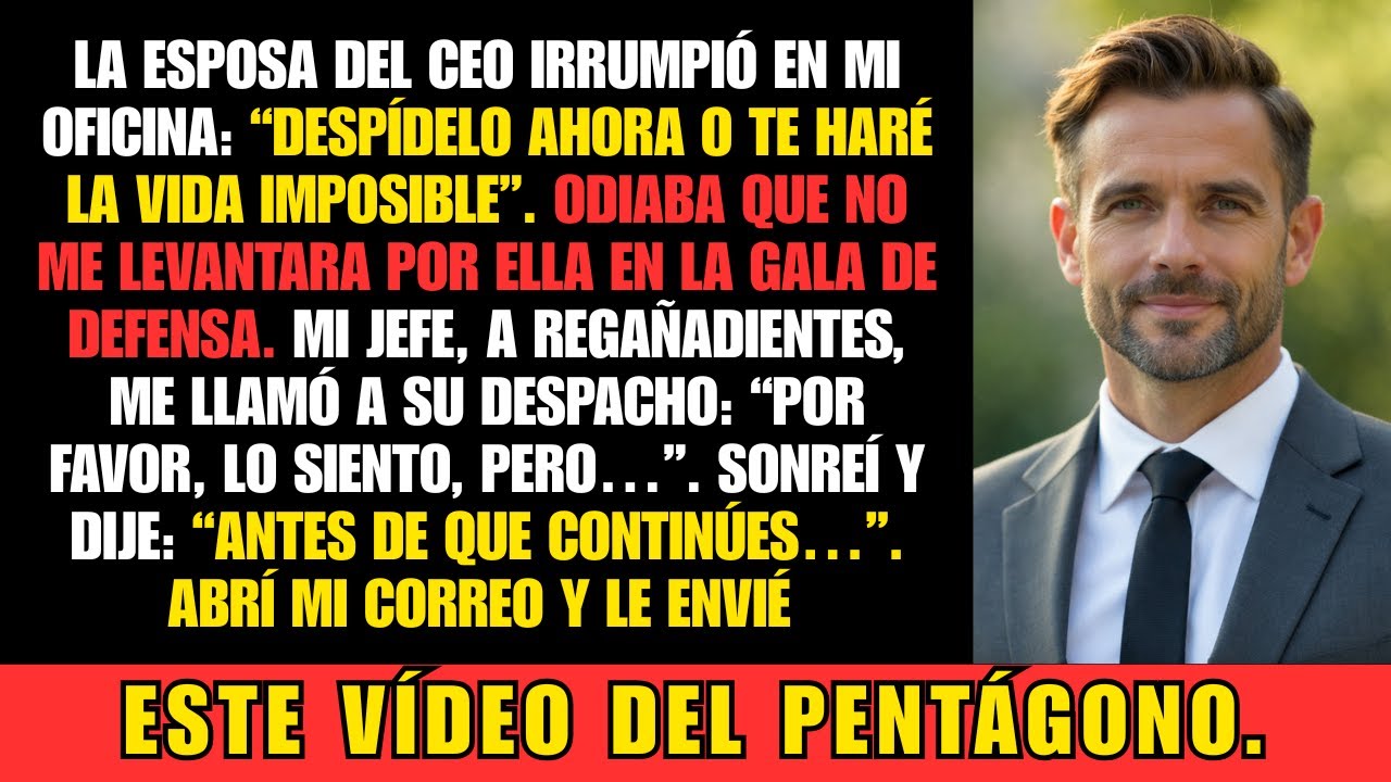 La esposa del CEO exigió mi despido por “faltarle al respeto”… hasta que el Pentágono vio mi valor